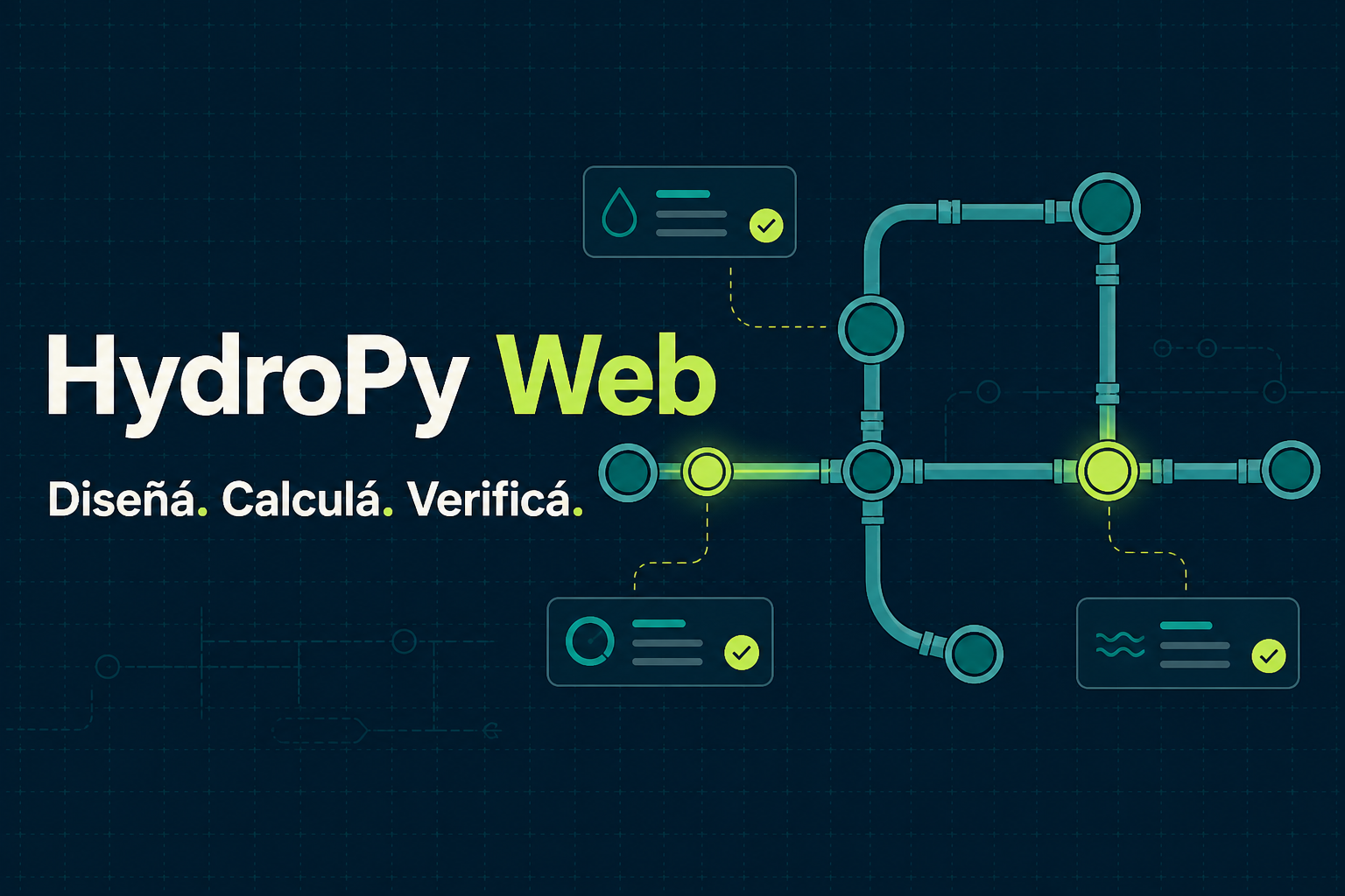 HydroPy Web — Diseñá. Calculá. Verificá.